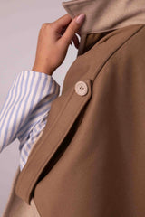 DOUBLE-FACE WINTER CAPE Beige