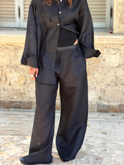 Black Linen Pants