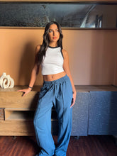 Navy Blue Basic Sweatpants