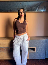 White Basic Sweatpants