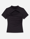 Black Knotted top