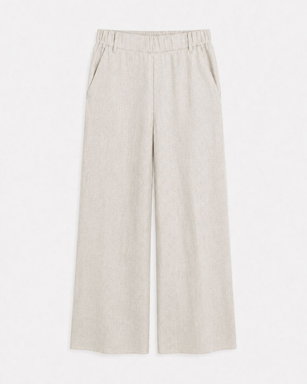 Beige Linen Pants