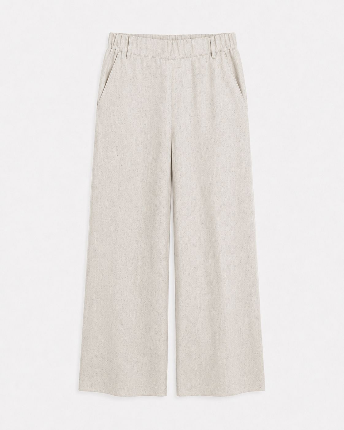 Beige Linen Pants