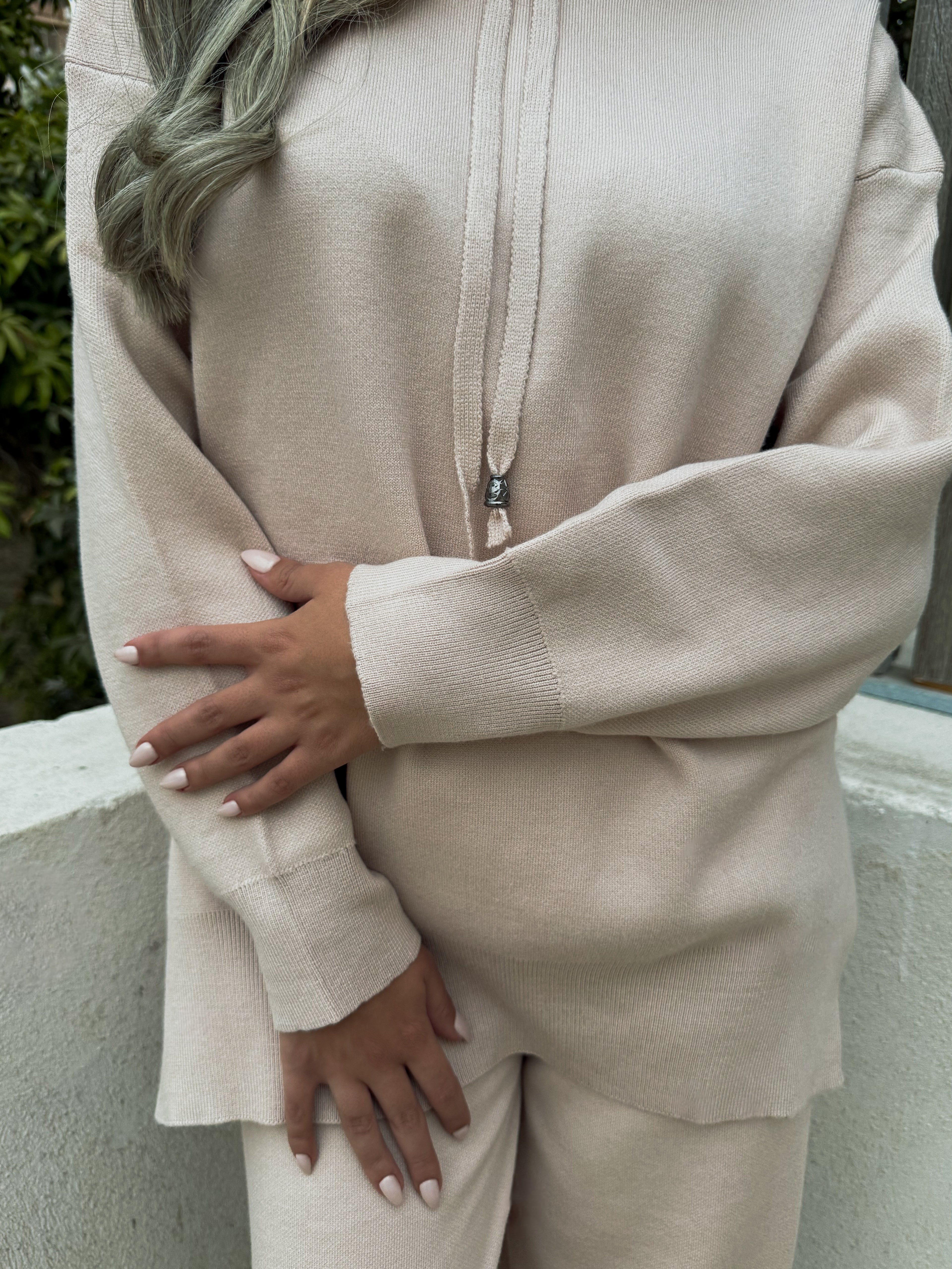 Cloud knit hoodie
