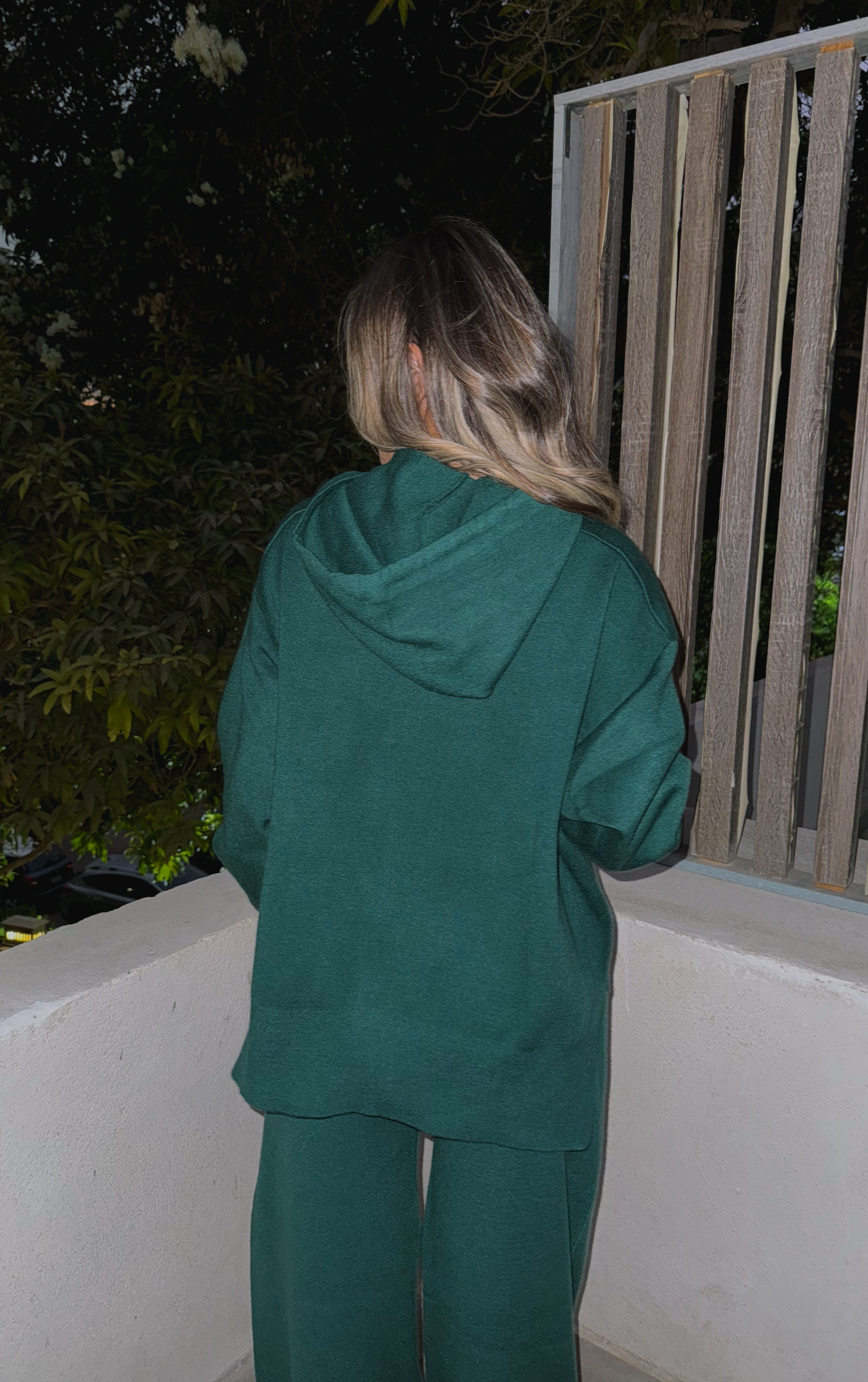 Cloud knit hoodie