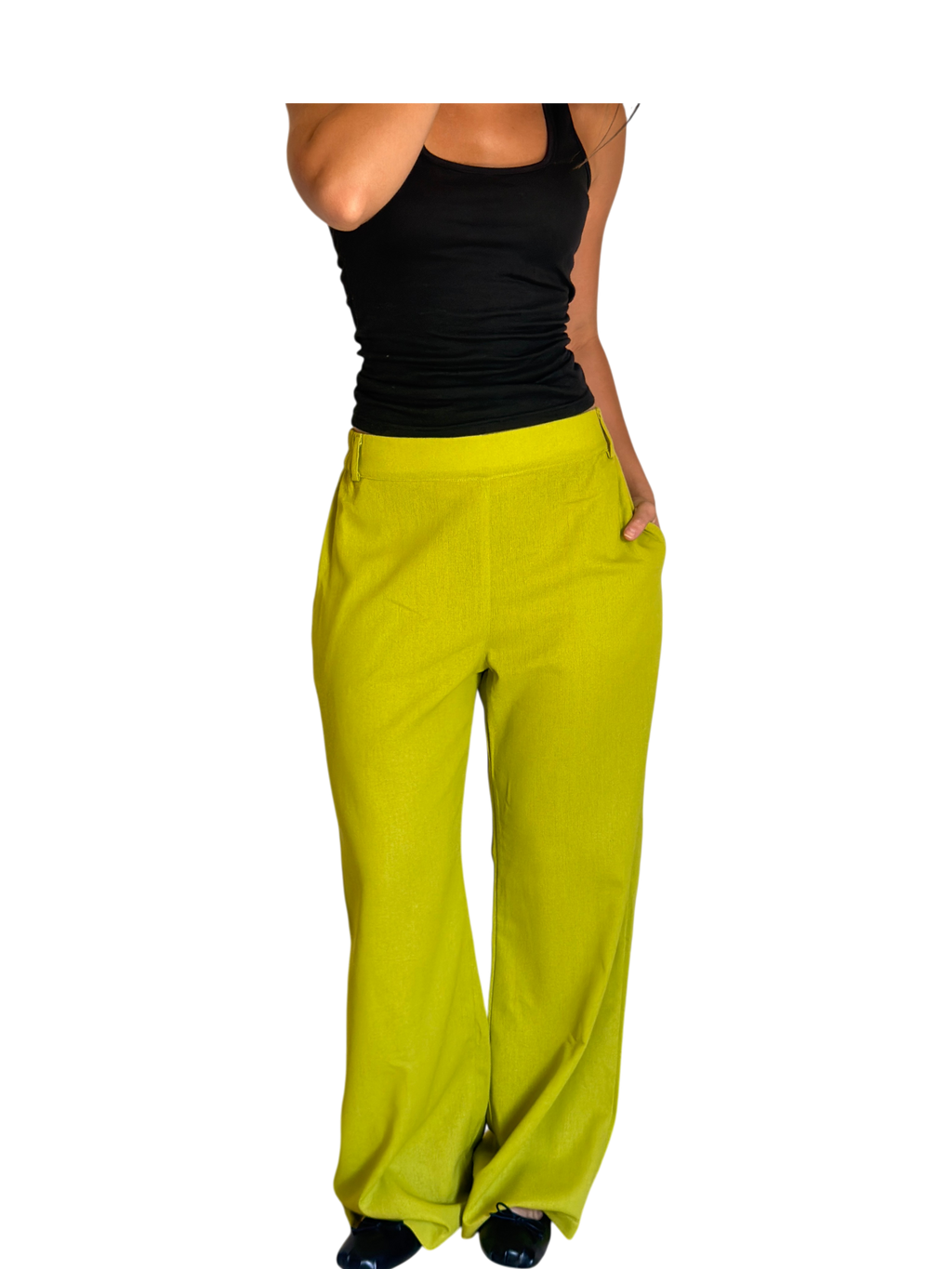 Pistachio Linen Pants