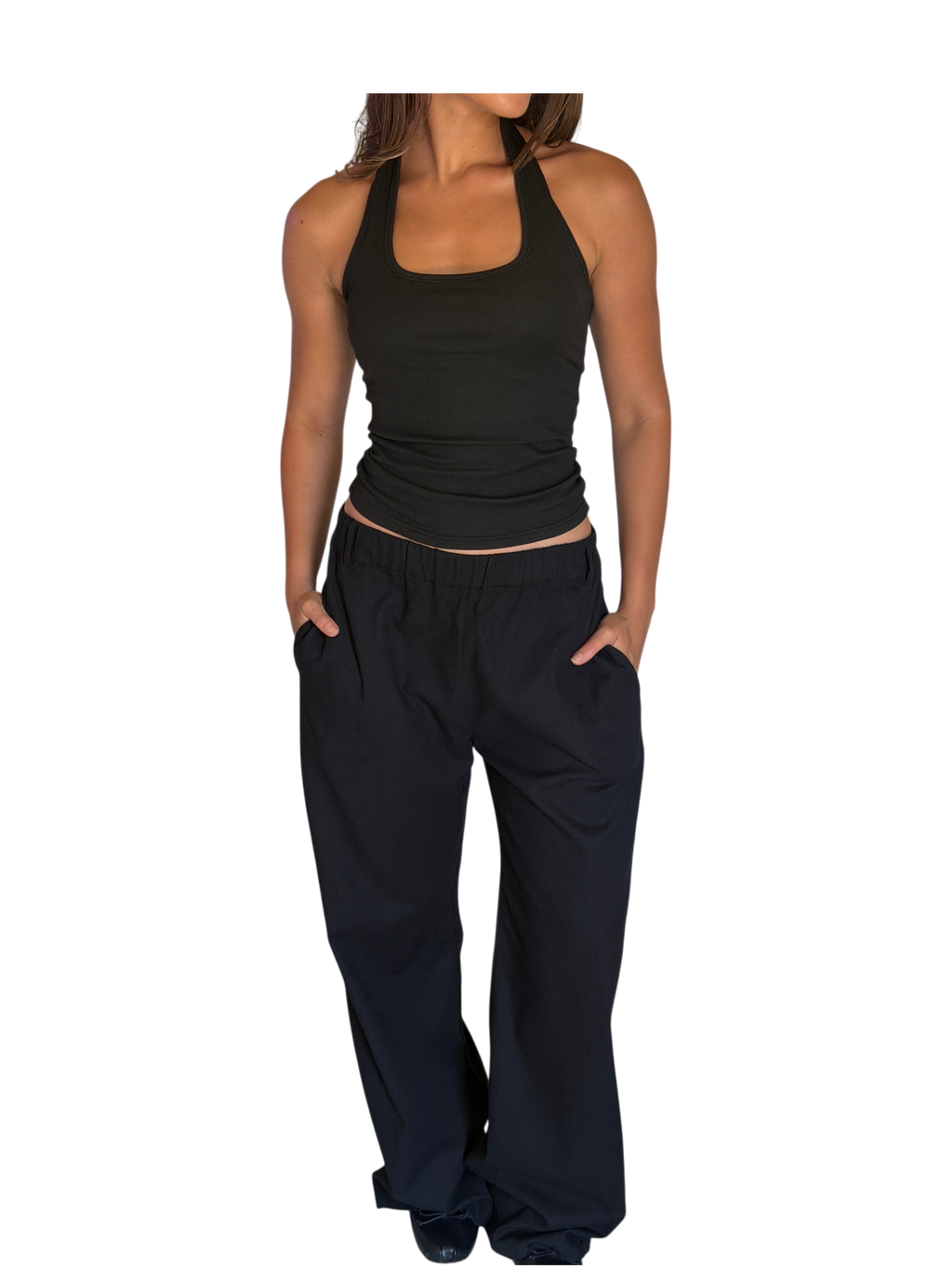 Black Linen Pants