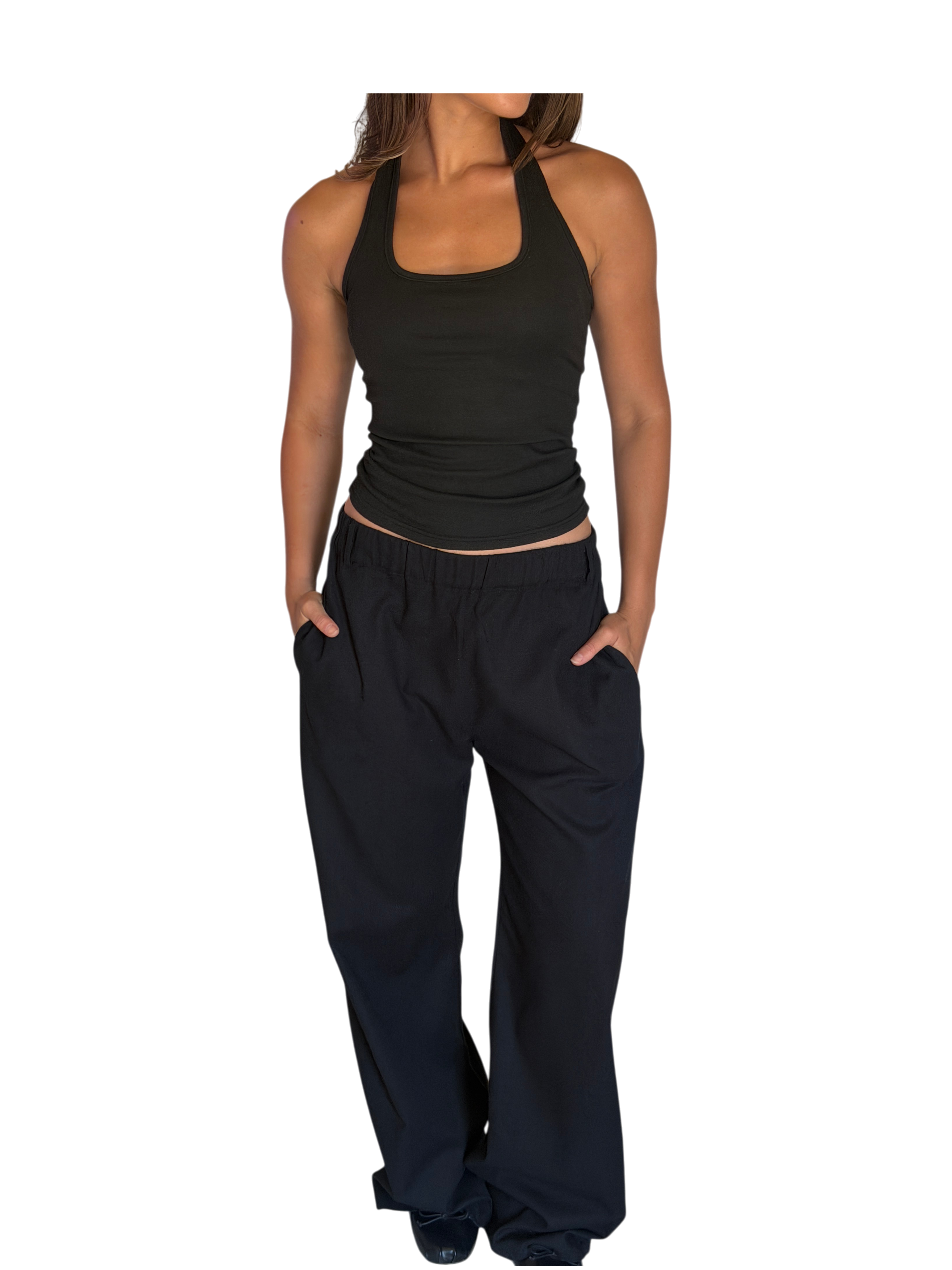 Black Linen Pants