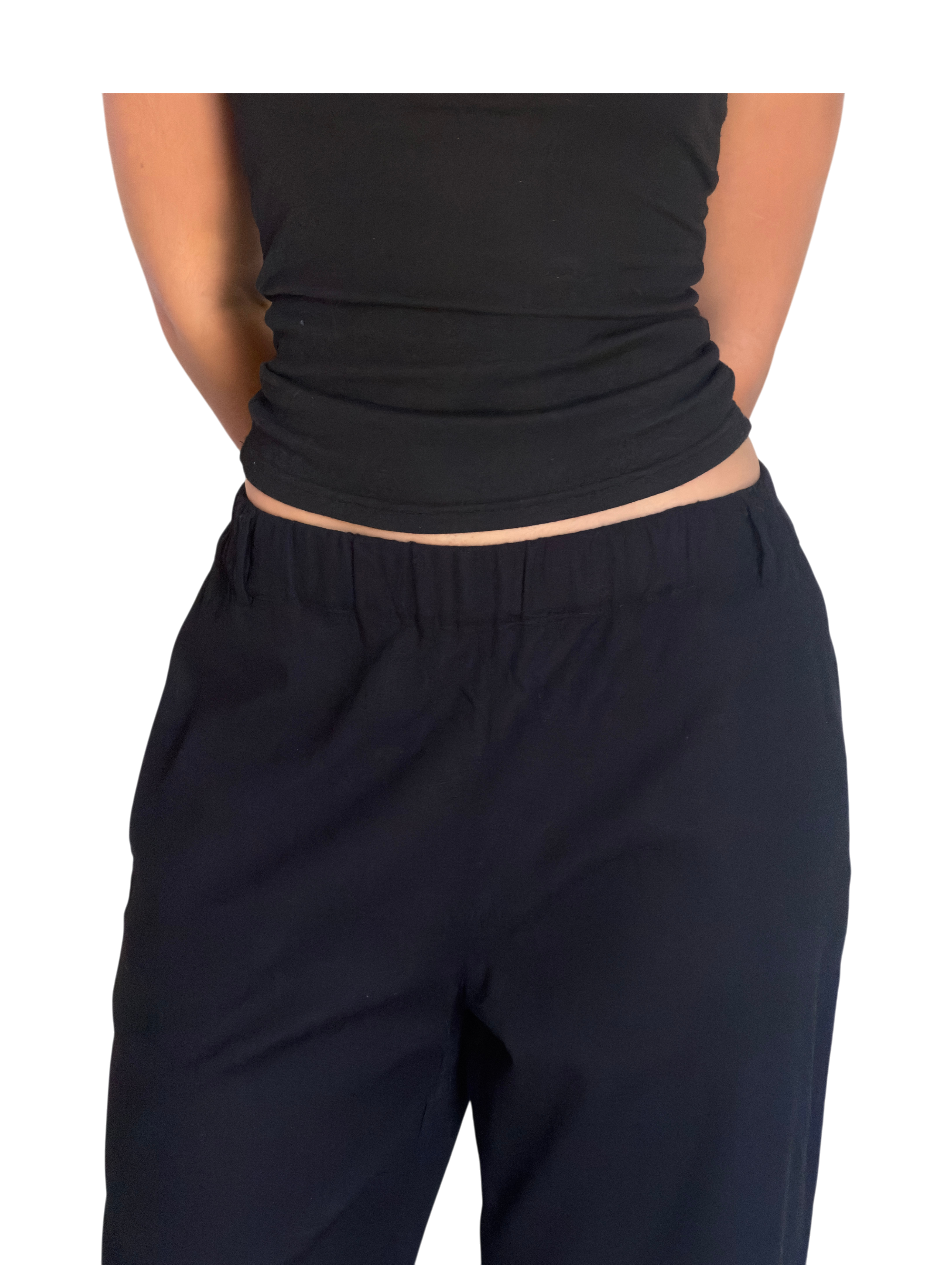Black Linen Pants