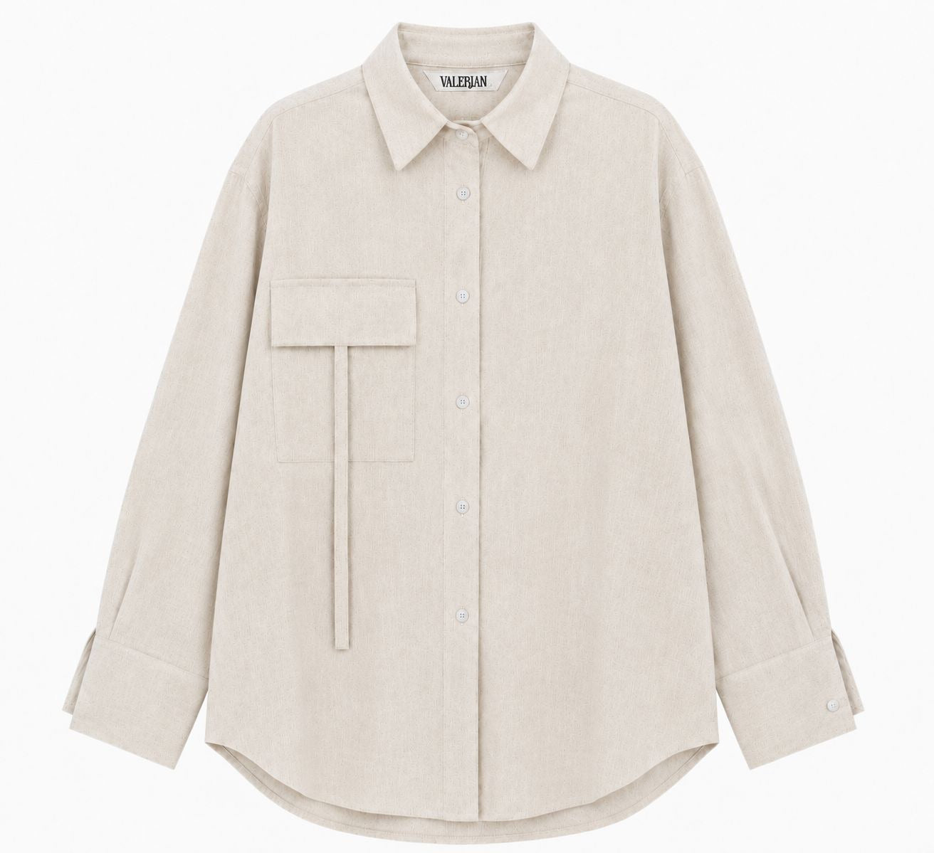 Beige Linen Shirt