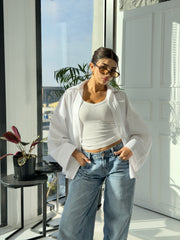 Double sleeve chemise