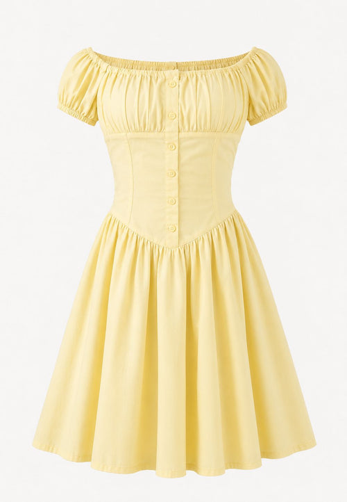 Barbie Dress Yellow