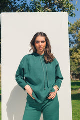 Cloud knit hoodie