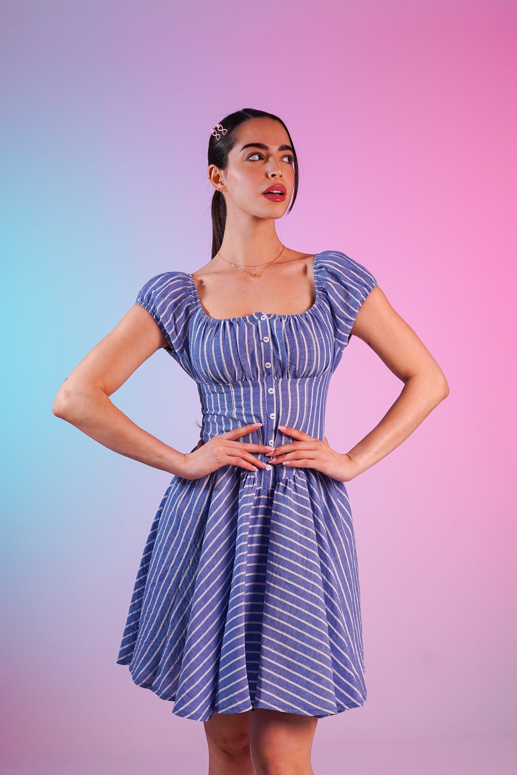 Barbie dress Stripes