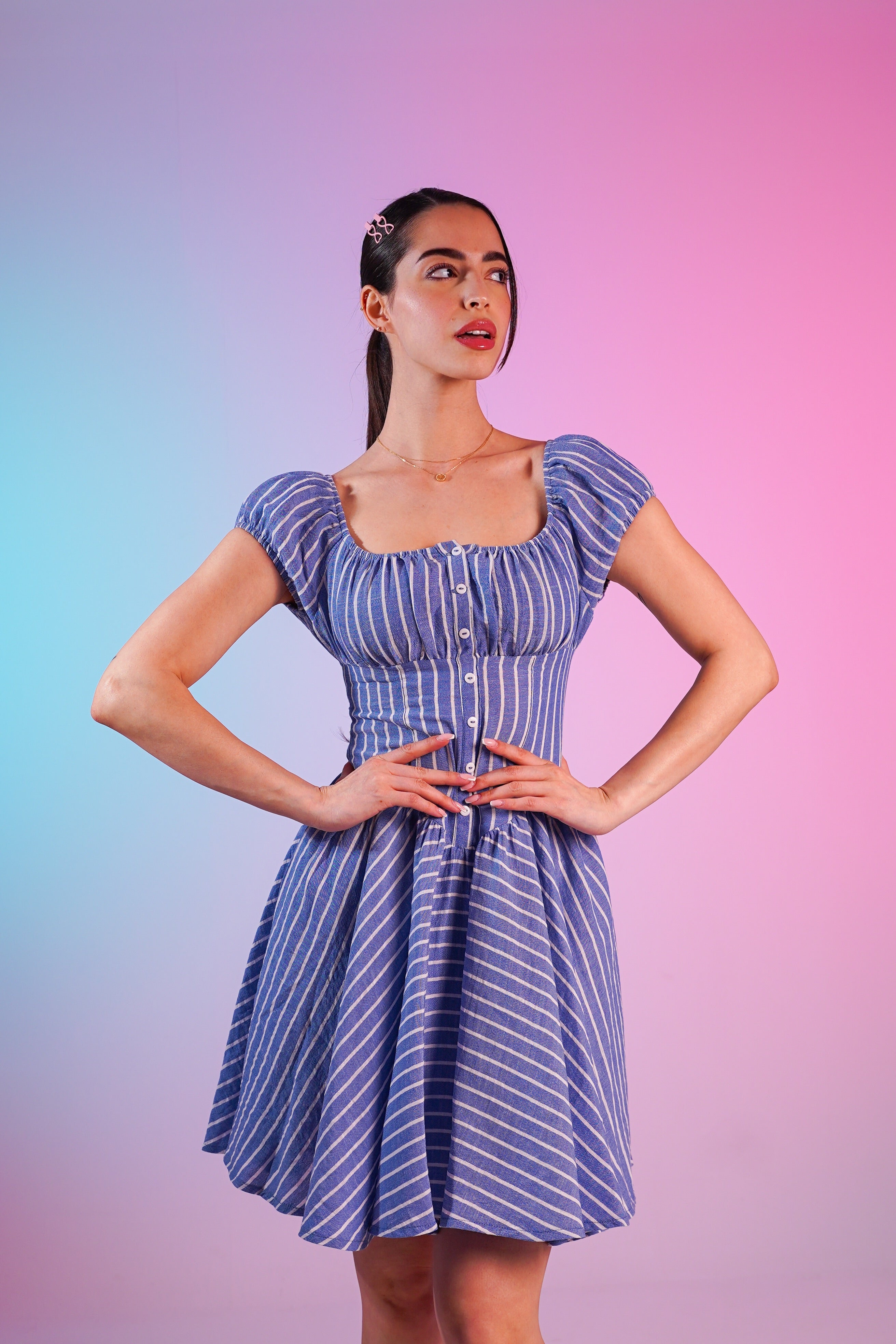 Barbie dress Stripes