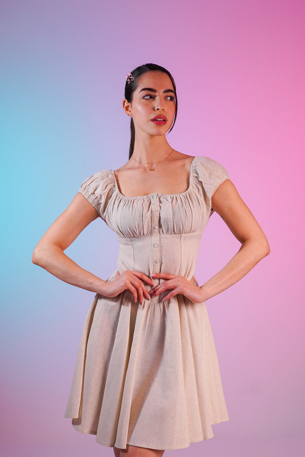 Barbie dress Beige