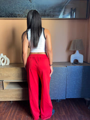 Red Basic Sweatpants