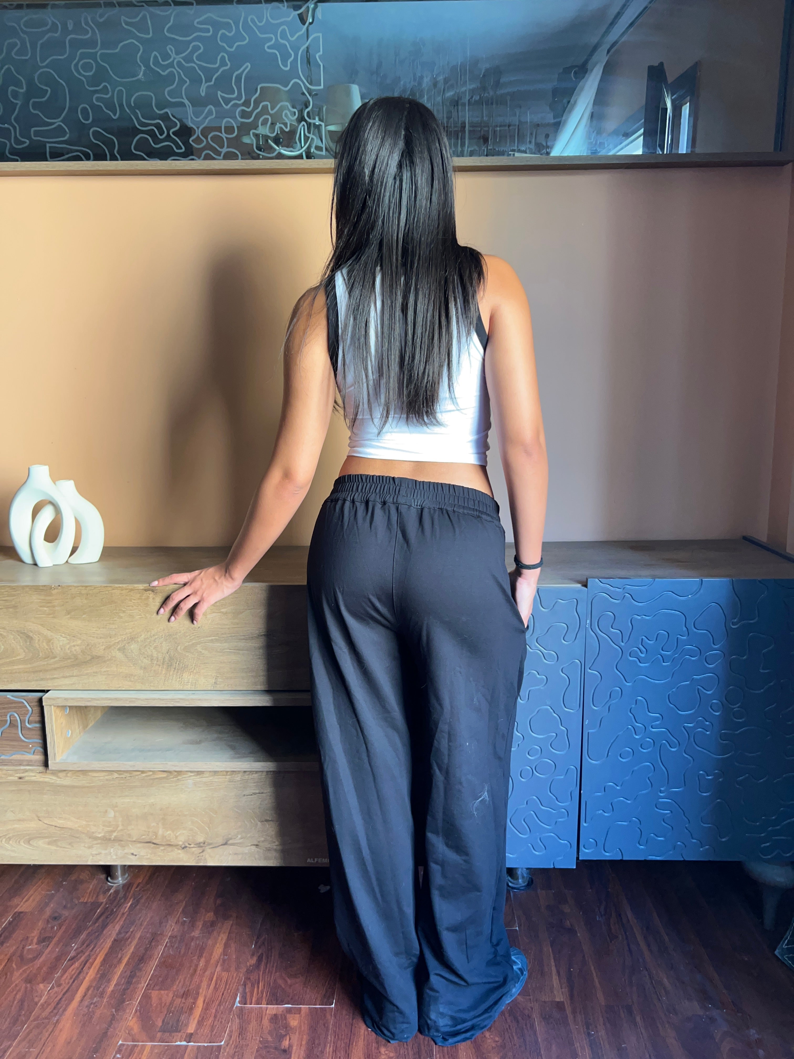 Black Basic Sweatpants