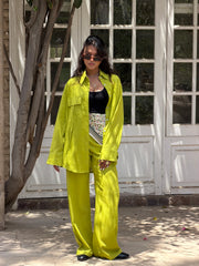 Pistachio Linen Pants
