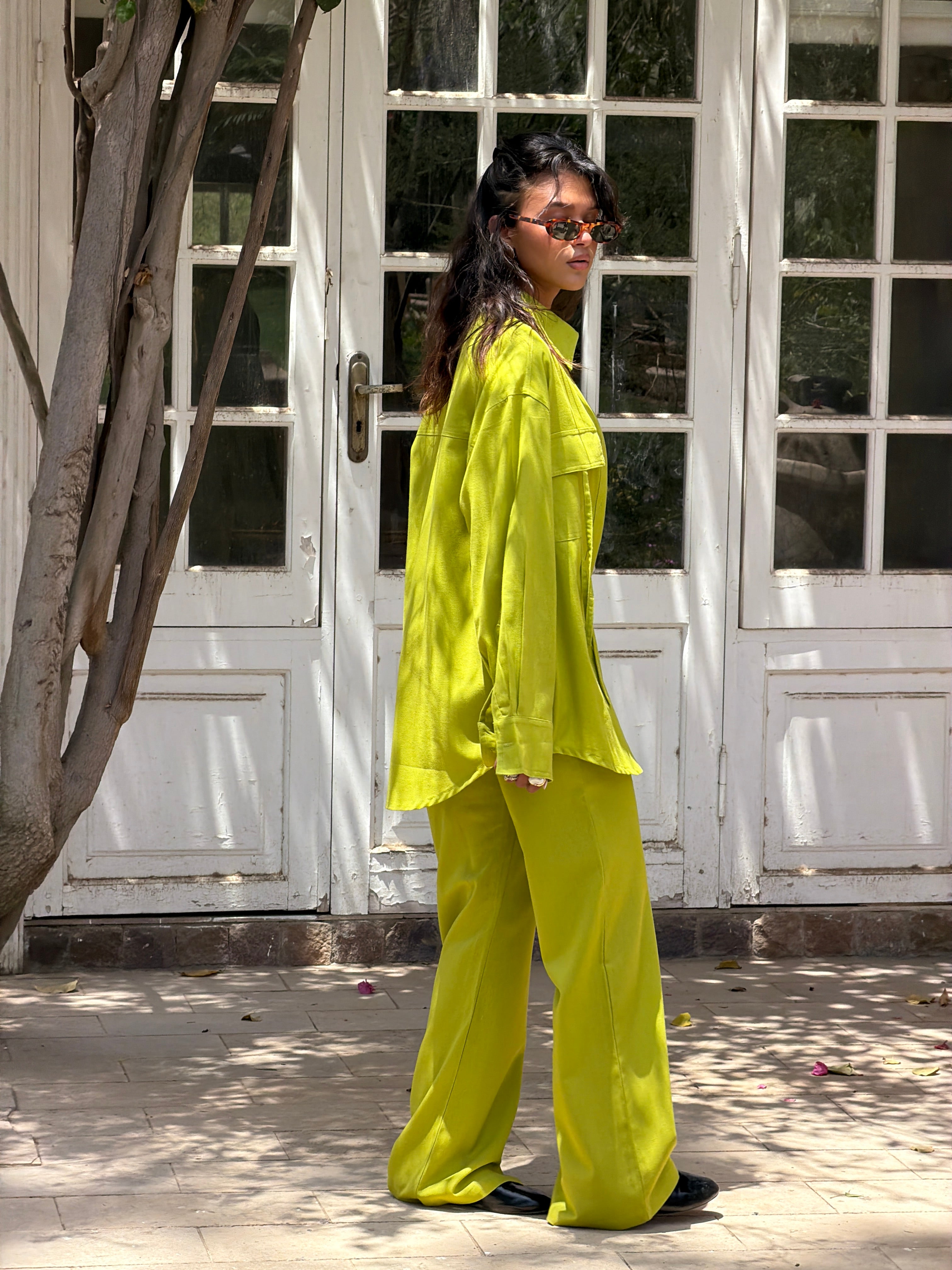 Pistachio Linen Pants