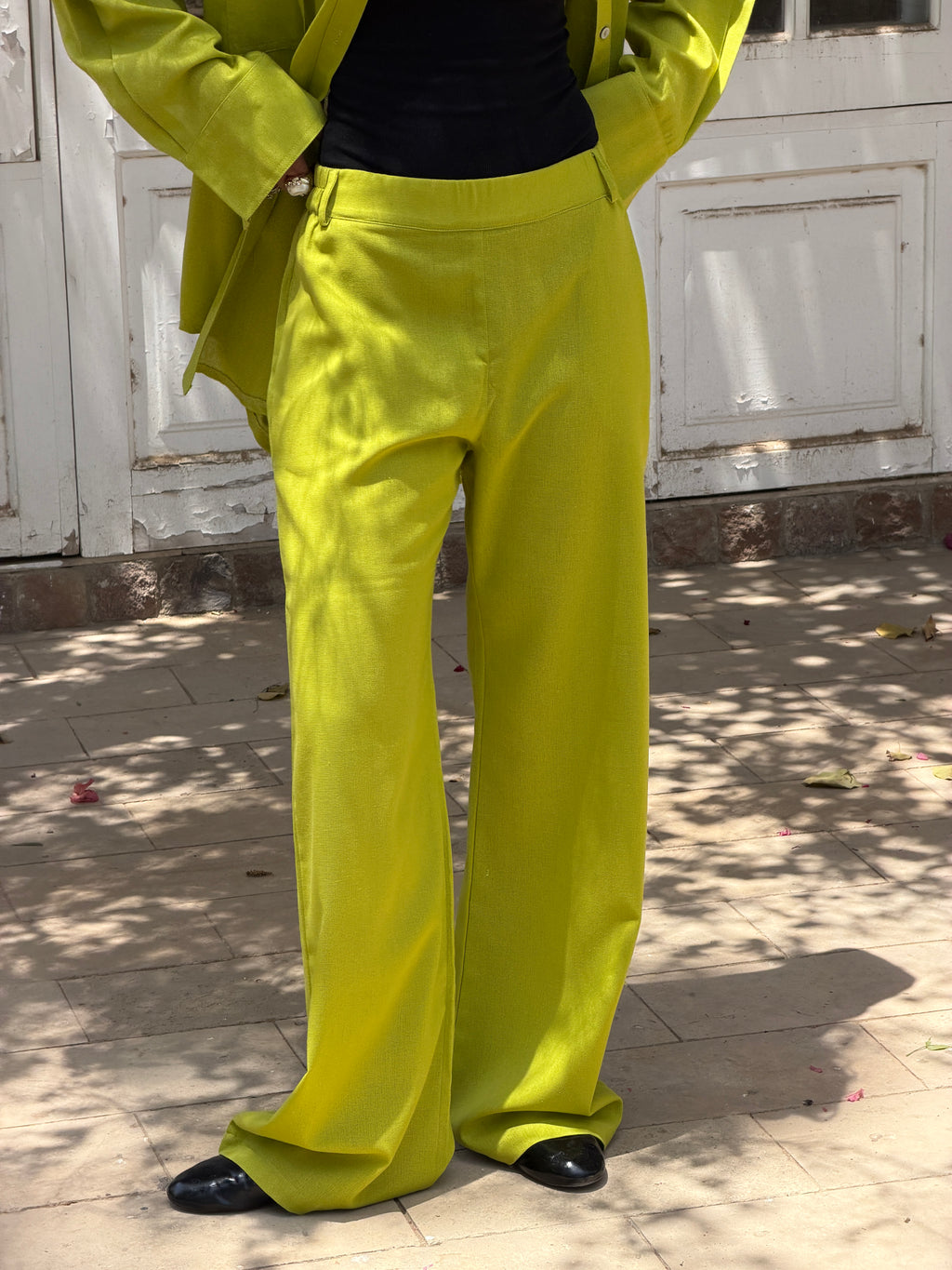 Pistachio Linen Pants