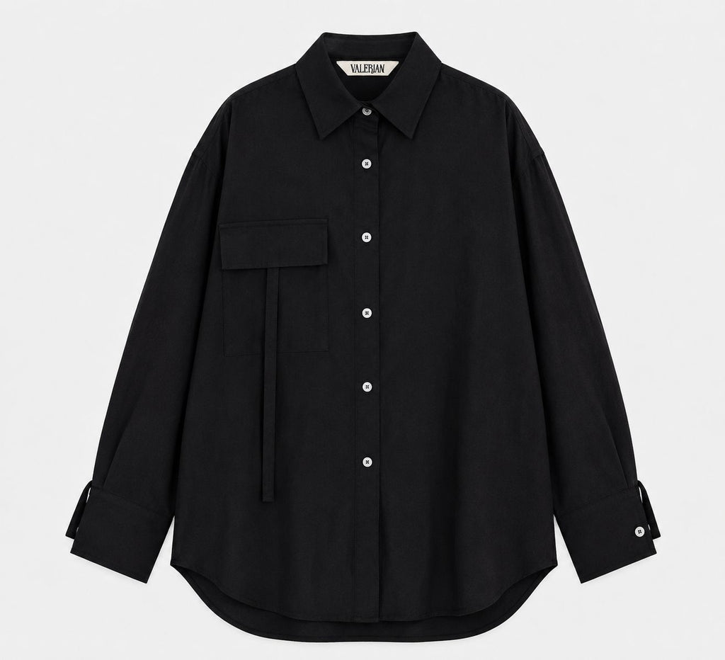 Black Linen Shirt
