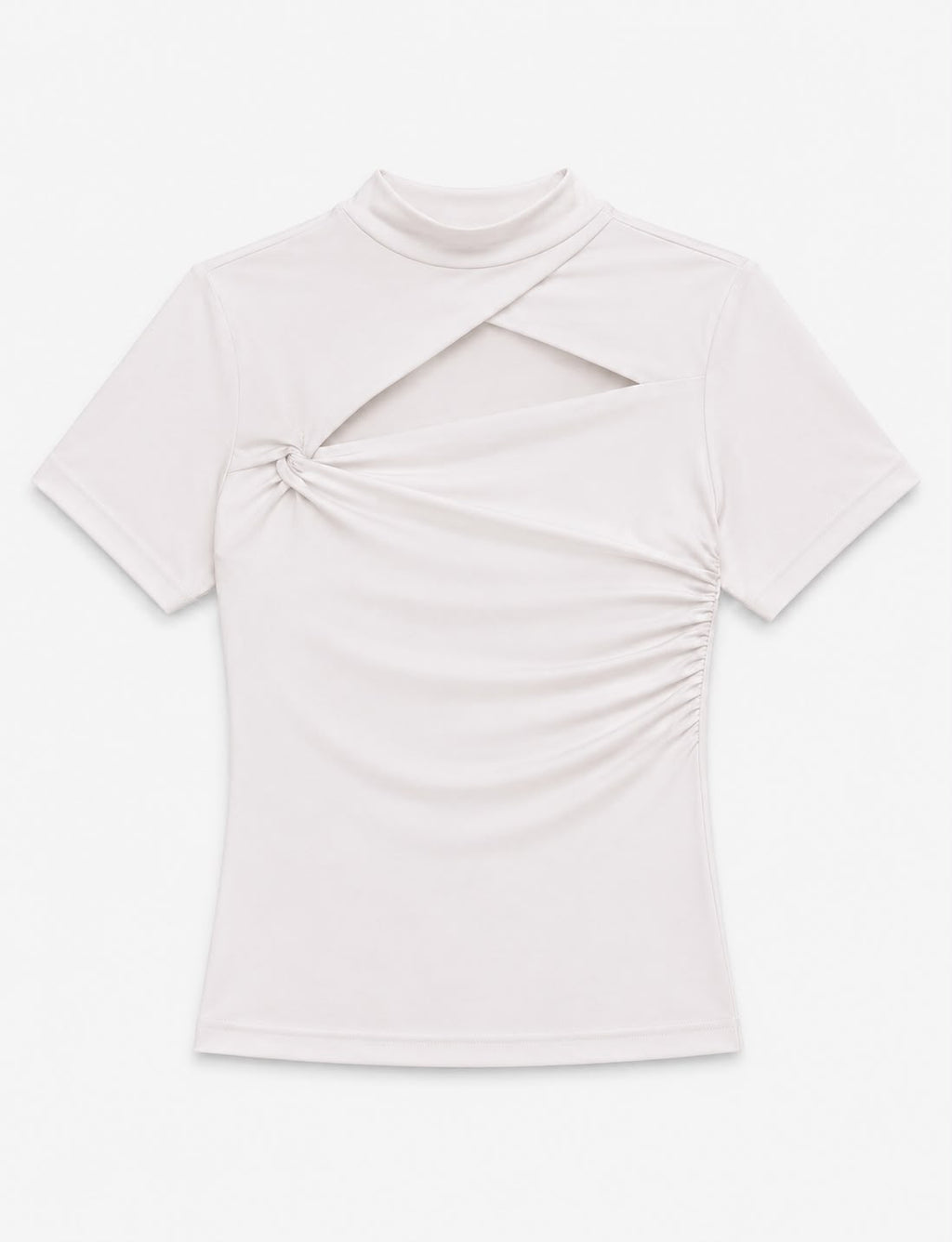 White Knotted top