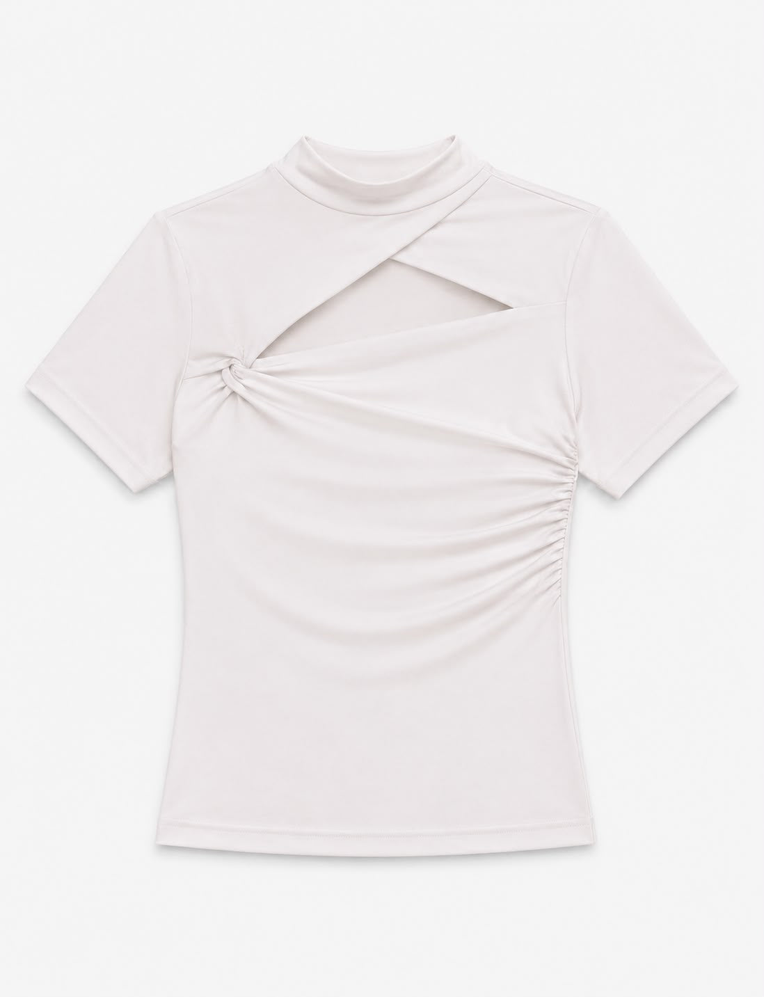 White Knotted top
