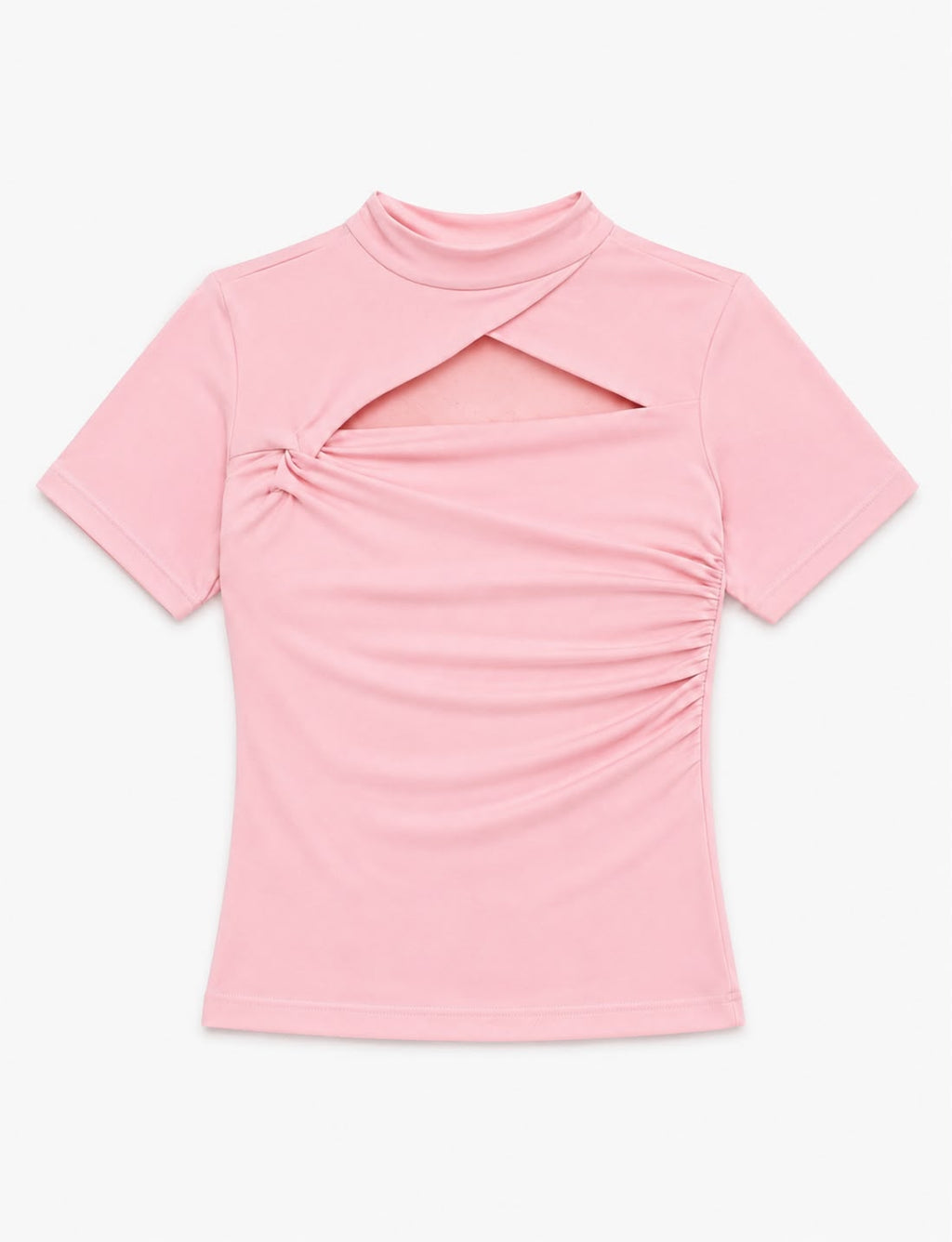 Pink knotted top