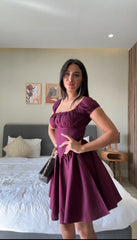 Barbie Dress Burgundy